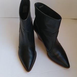 Franco Sarto Black Heeled Boots
